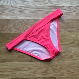 Victoria Secret Swim neon peach bikini bottom S